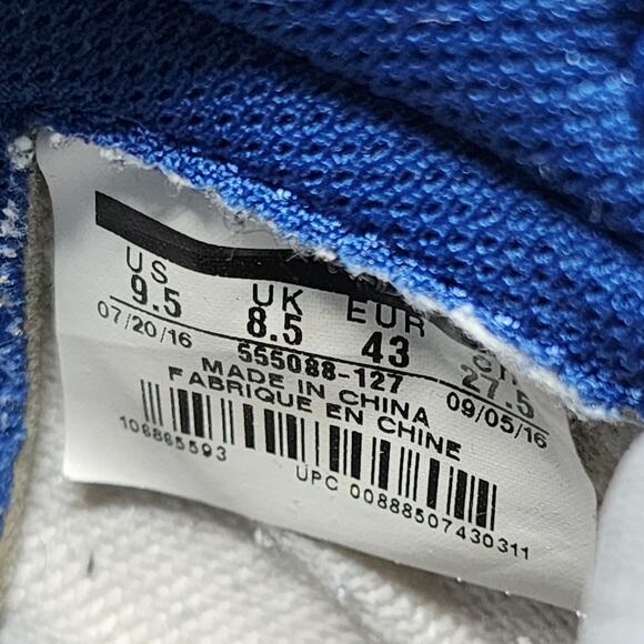 Air Jordan 1 Retro High OG STORM BLUE 555088-127 Size 9.5 WORN - Picture 8 of 8